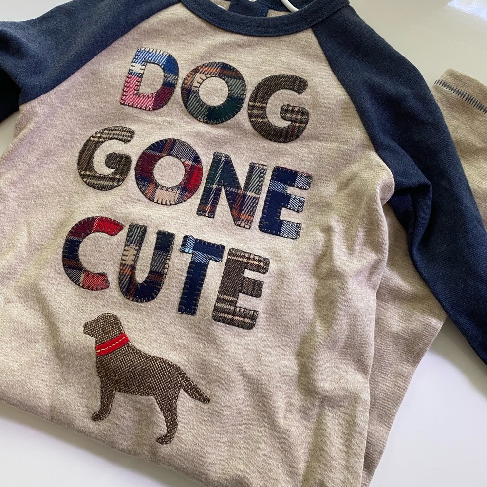 Mud pie puppy onesie